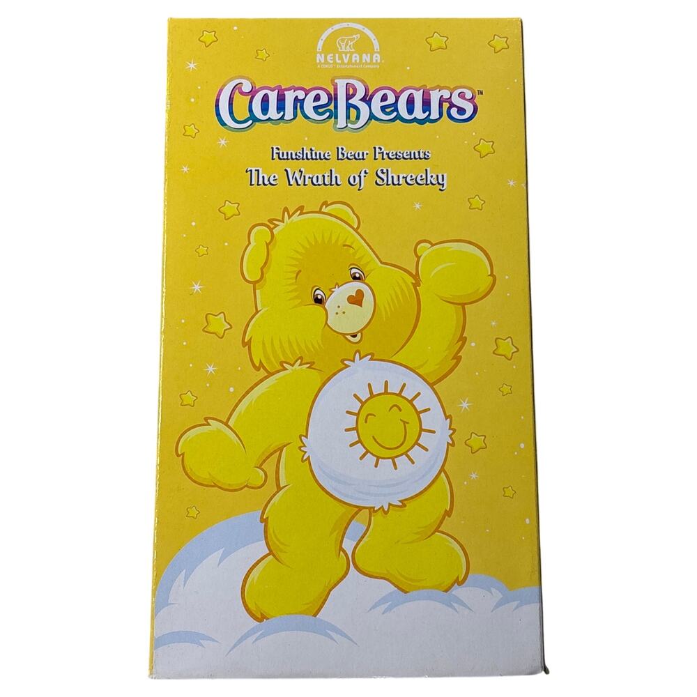 Vtg 1988 Care Bears (VHS) The Wrath Of Shreeky - FunShine Bear Nelvana video